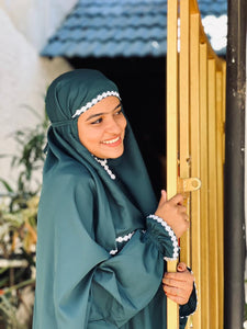 Peacock Green Prayer Dress