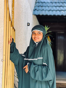 Peacock Green Prayer Dress